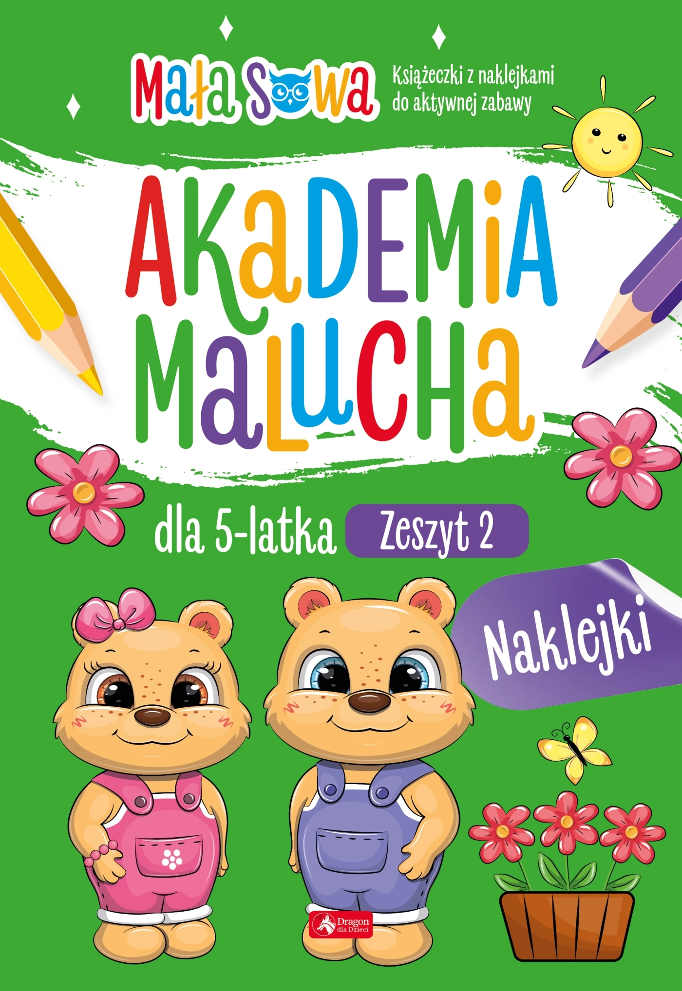 Akademia malucha dla 5latka. Zeszyt 2 - Książki