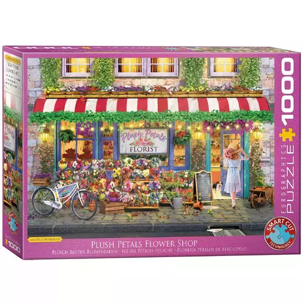 Puzzle 1000 elementów. Kwiaciarnia, Paul Normand - Puzzle