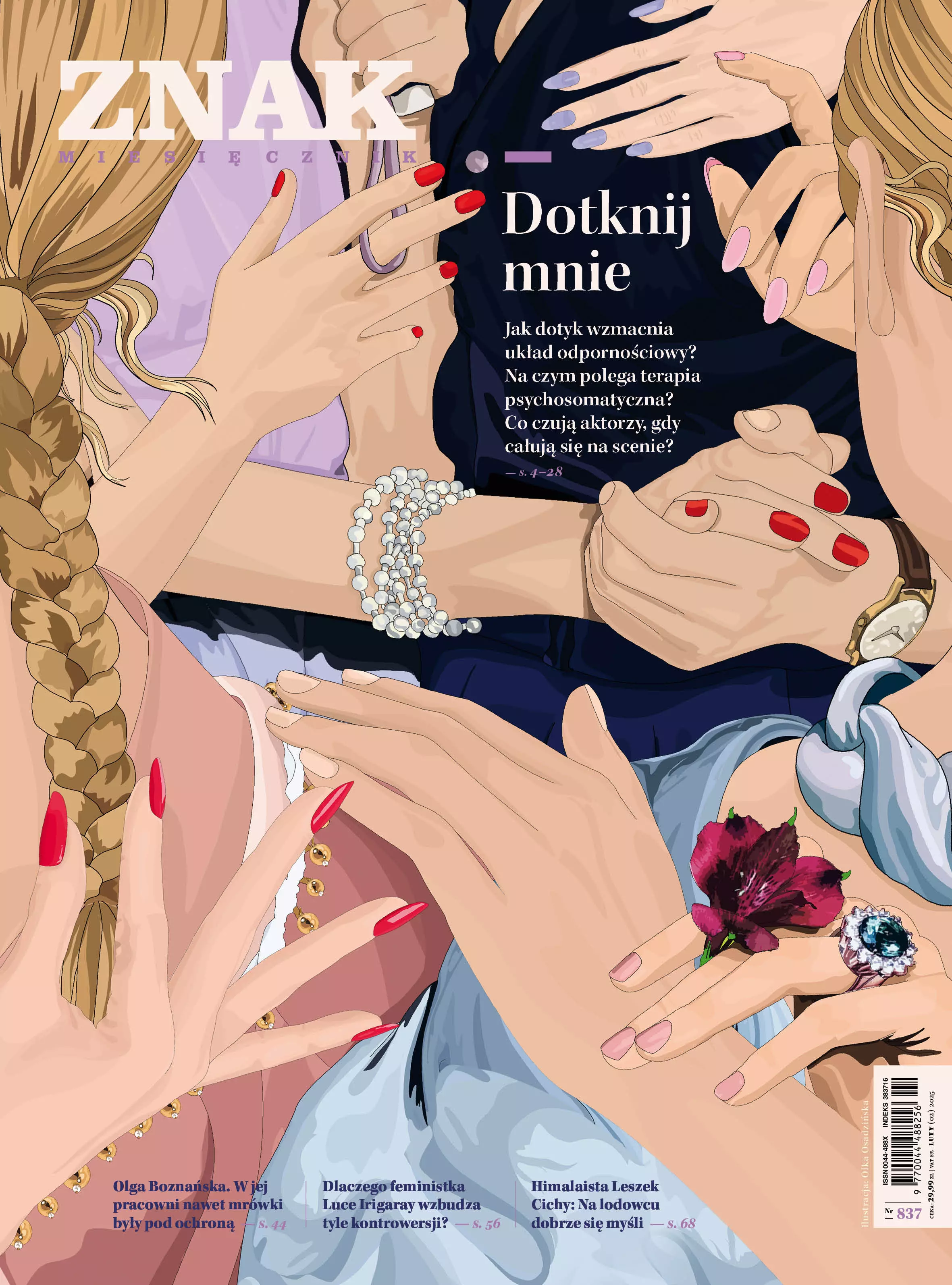 Miesięcznik ZNAK 837 (2/2025) - Dotknij mnie - Książki