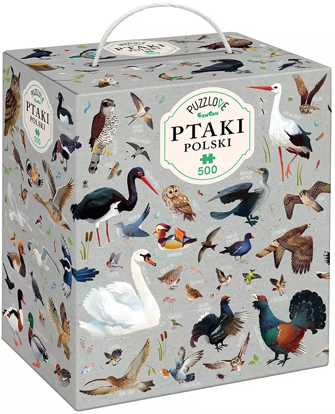 Puzzle 500 elementów. Puzzlove CzuCzu. Ptaki - Puzzle
