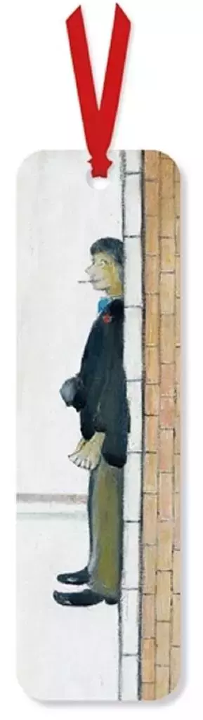 Zakładka do książki Man lying on a wall - Książki