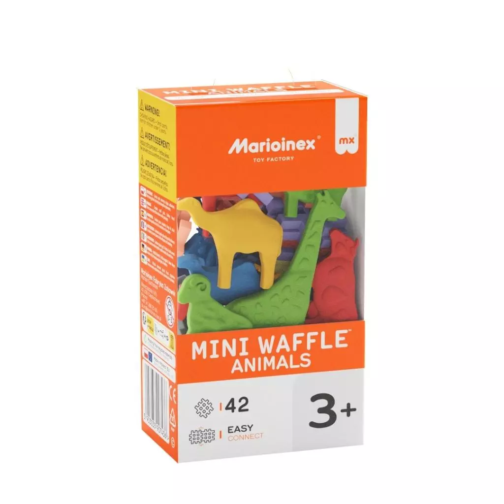 Mini Waffle 42el Zwierzęta - Zabawki
