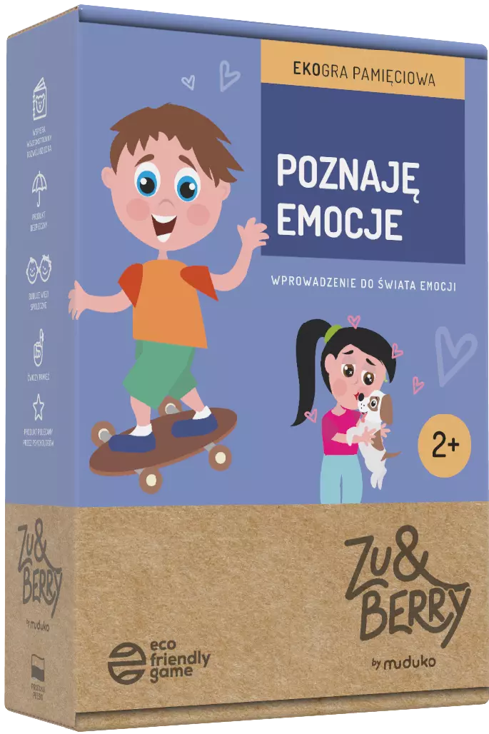 Poznaję emocje. Karty obrazkowe dla niemowląt - Gry
