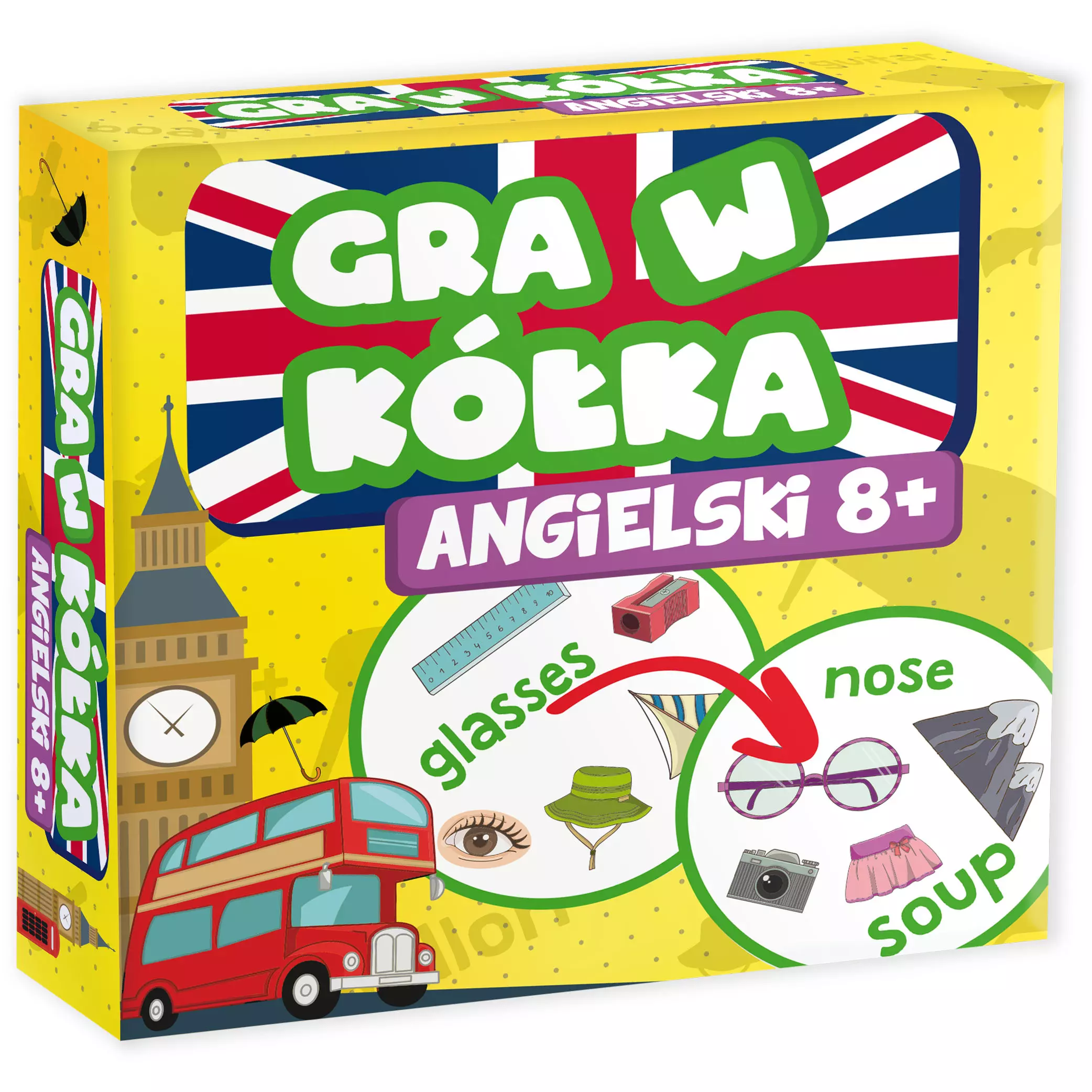 Gra w kółka. Angielski 8+ - Gry