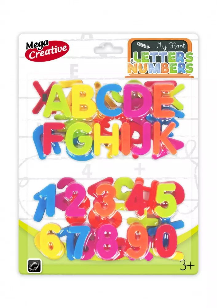Mega Creative Edu Lit/cyf Magnet 22x29 B/c 8/60/120 - Zabawki