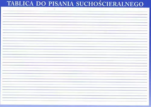Tablica do pisania suchościeralnego - Papiernicze i szkolne