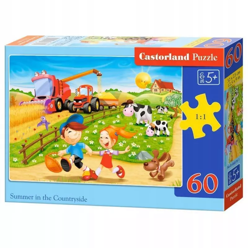Puzzle 60 elementów. Lato na wsi - Puzzle