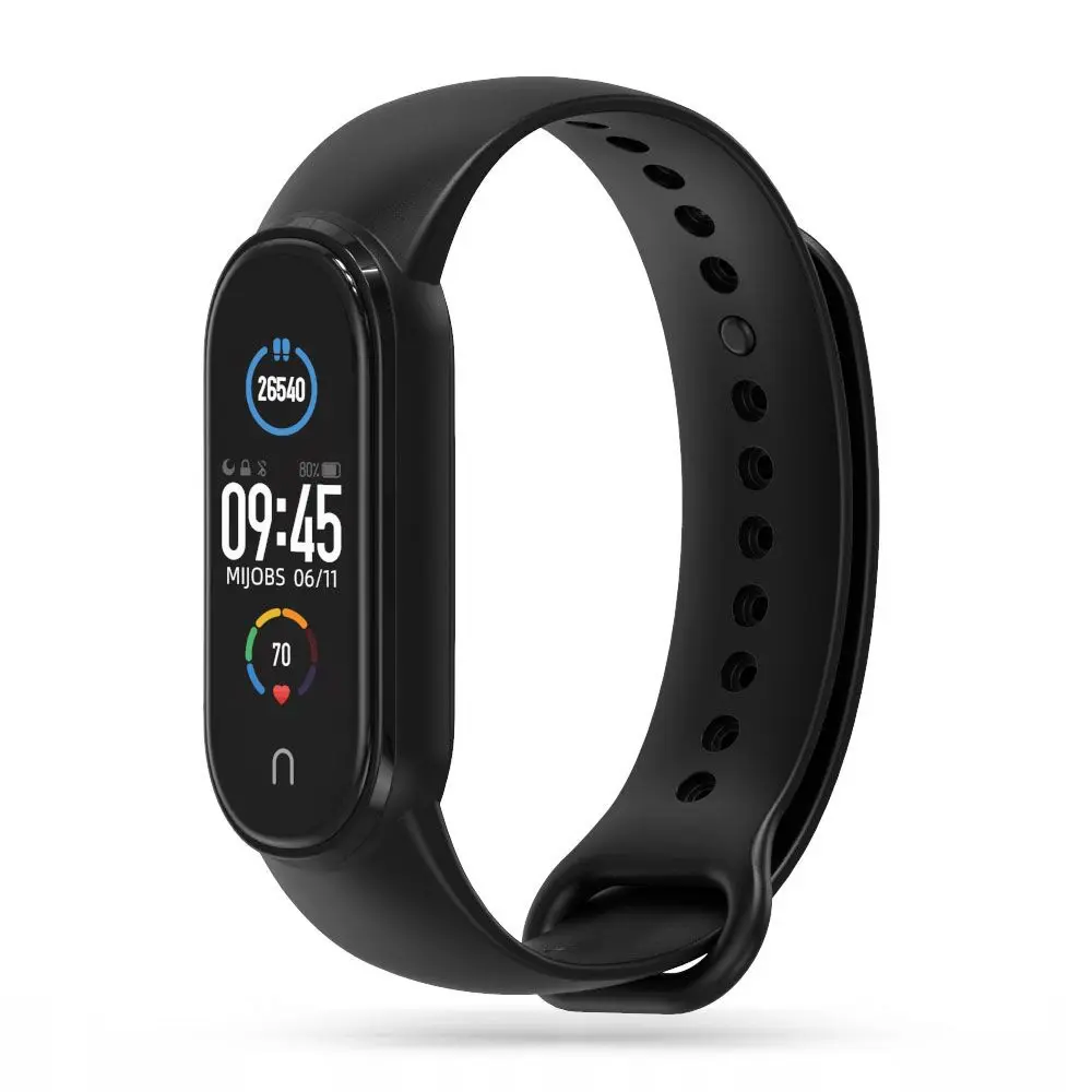 Pasek Tech-Protect IconBand na Xiaomi Mi Smart Band 5 / 6 / 7 / NFC - czarny - Elektronika i akcesoria