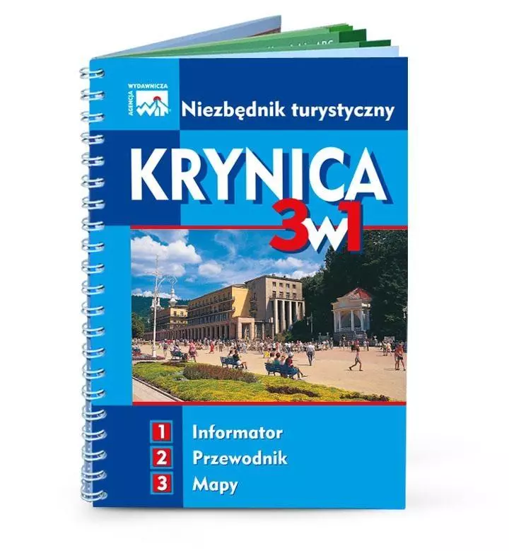Niezbędnik turystyczny. Krynica 3 w 1 - Książki