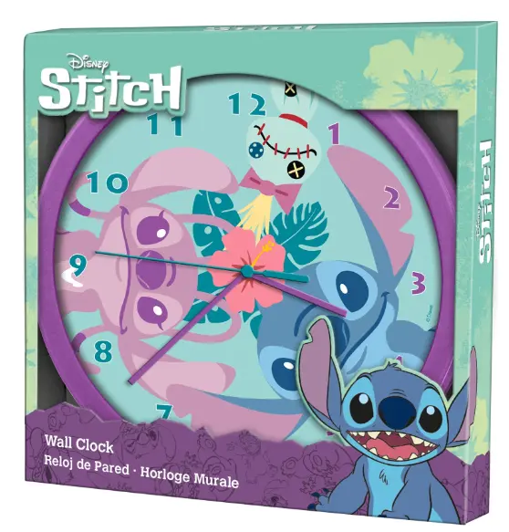 Stitch. Zegar ścienny - Zabawki