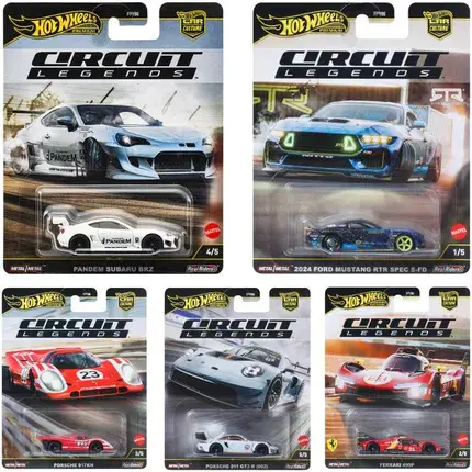 Hot Wheels Premium. JBK65 Circuit Legends - Zabawki