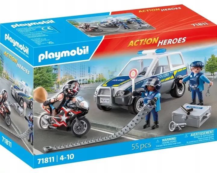 Playmobil Policja w poszukiwaniu przestępcy 71811 - Zabawki