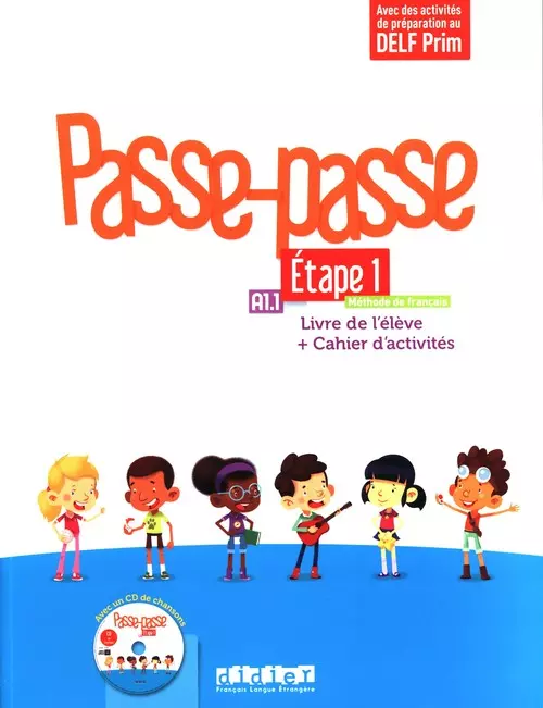 Passe-Passe Etape 1 Livre de l'eleve + Cahierd'activites + CD - Książki