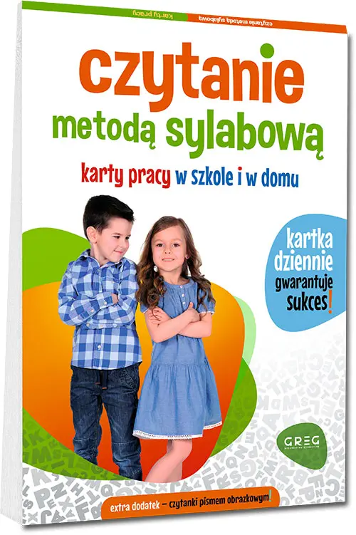 Czytanie metodą sylabową. Karty pracy w szkole i w domu - Książki