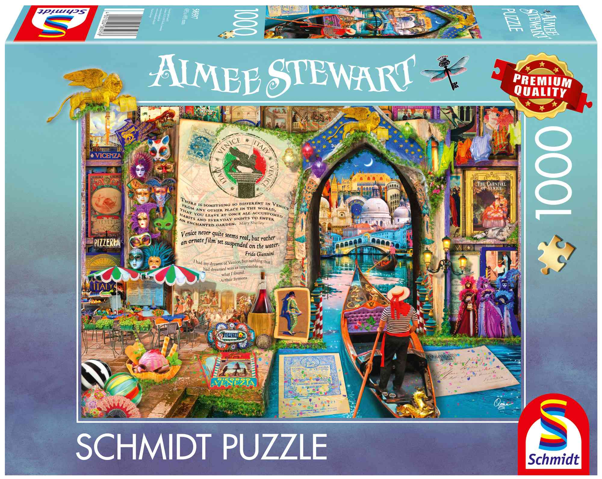 Puzzle 1000 PQ Aimee Stewart Wspomnienia z Wenecji 113650 - Puzzle