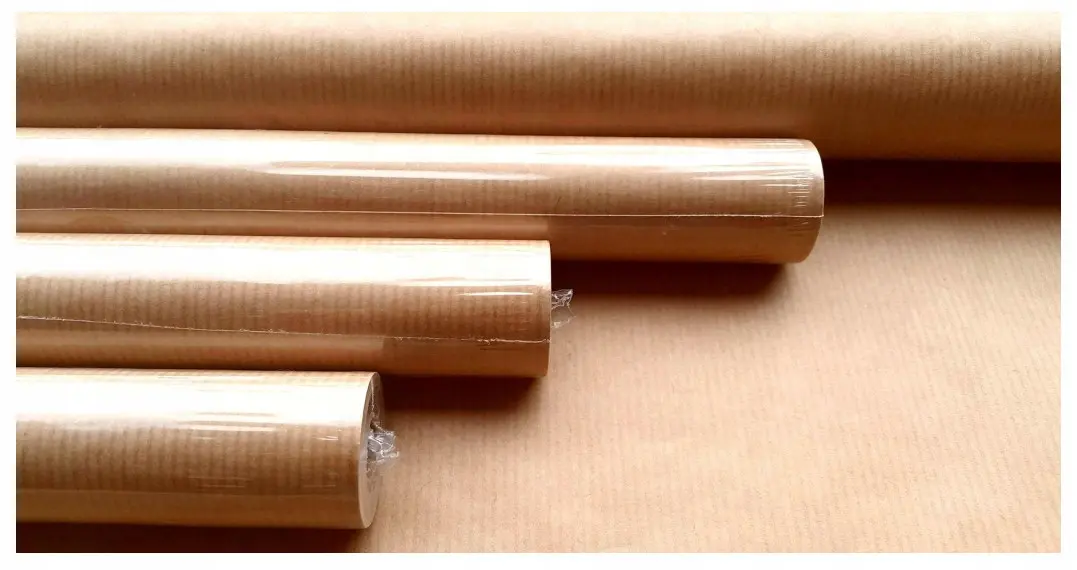 PAPIER PAKOWY M brązowy KRAFT 70cm x 2m rolka ŁÓDŹ - Papiernicze i szkolne