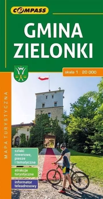 Gmina Zielonki. Mapa turystyczna, 1:20 000 - Książki