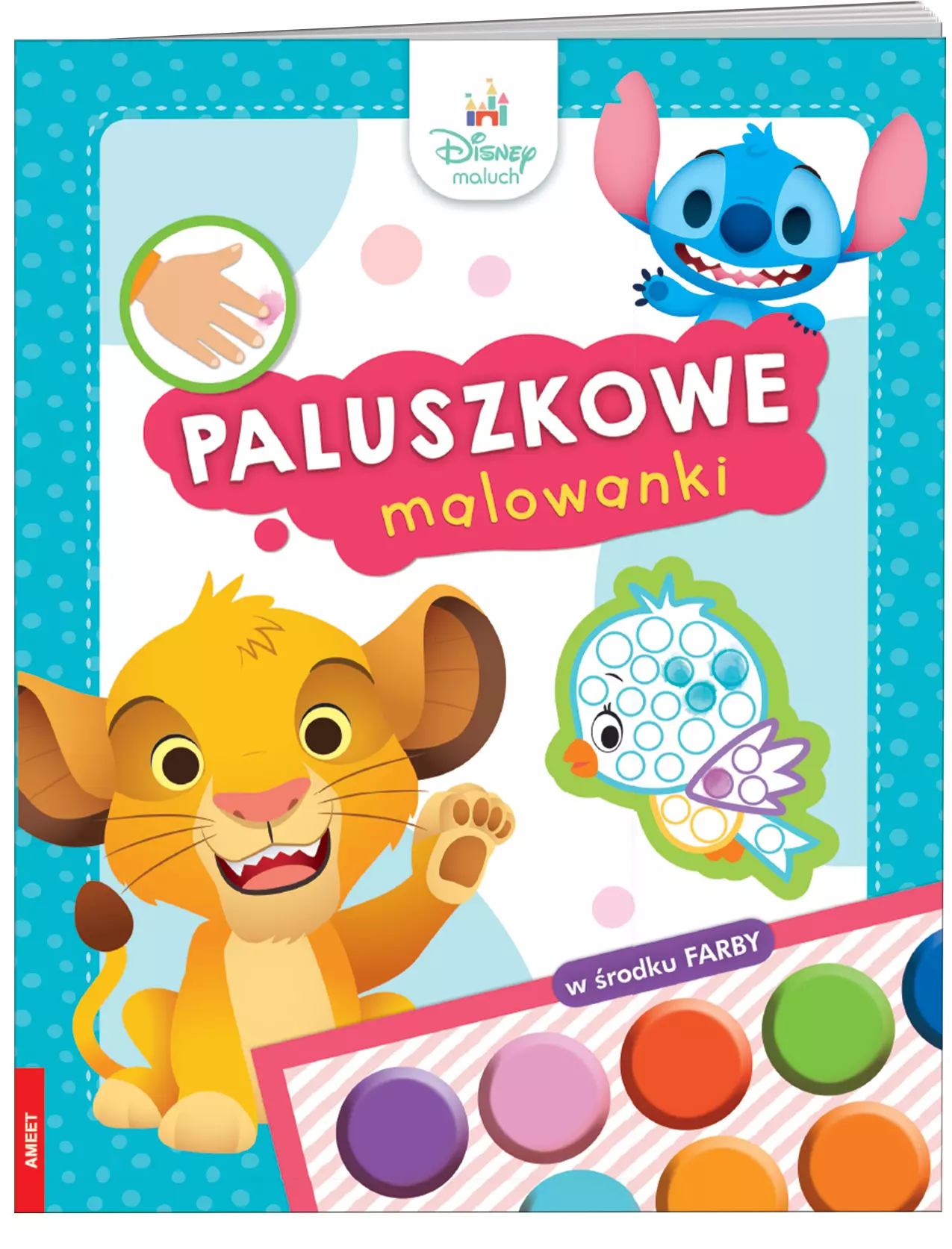 Disney Maluch. Paluszkowe malowanki - Książki