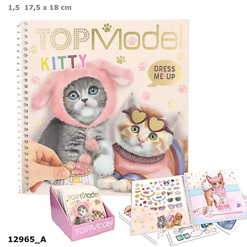 Zestaw Dress Me Up Kitty Top Model 12965A - Zabawki