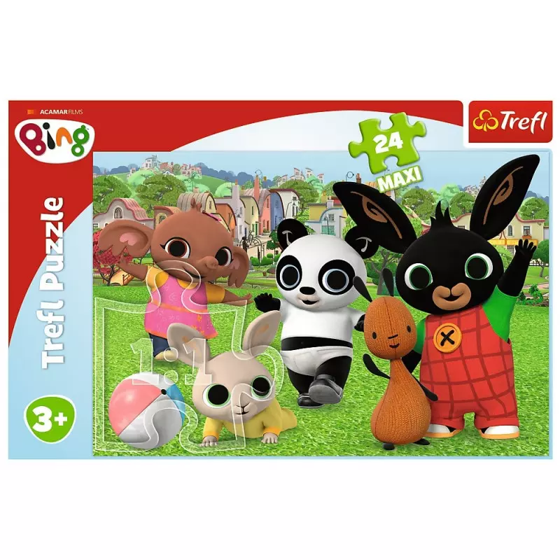 Puzzle 24 elementy maxi. Zabawa w parku - Puzzle