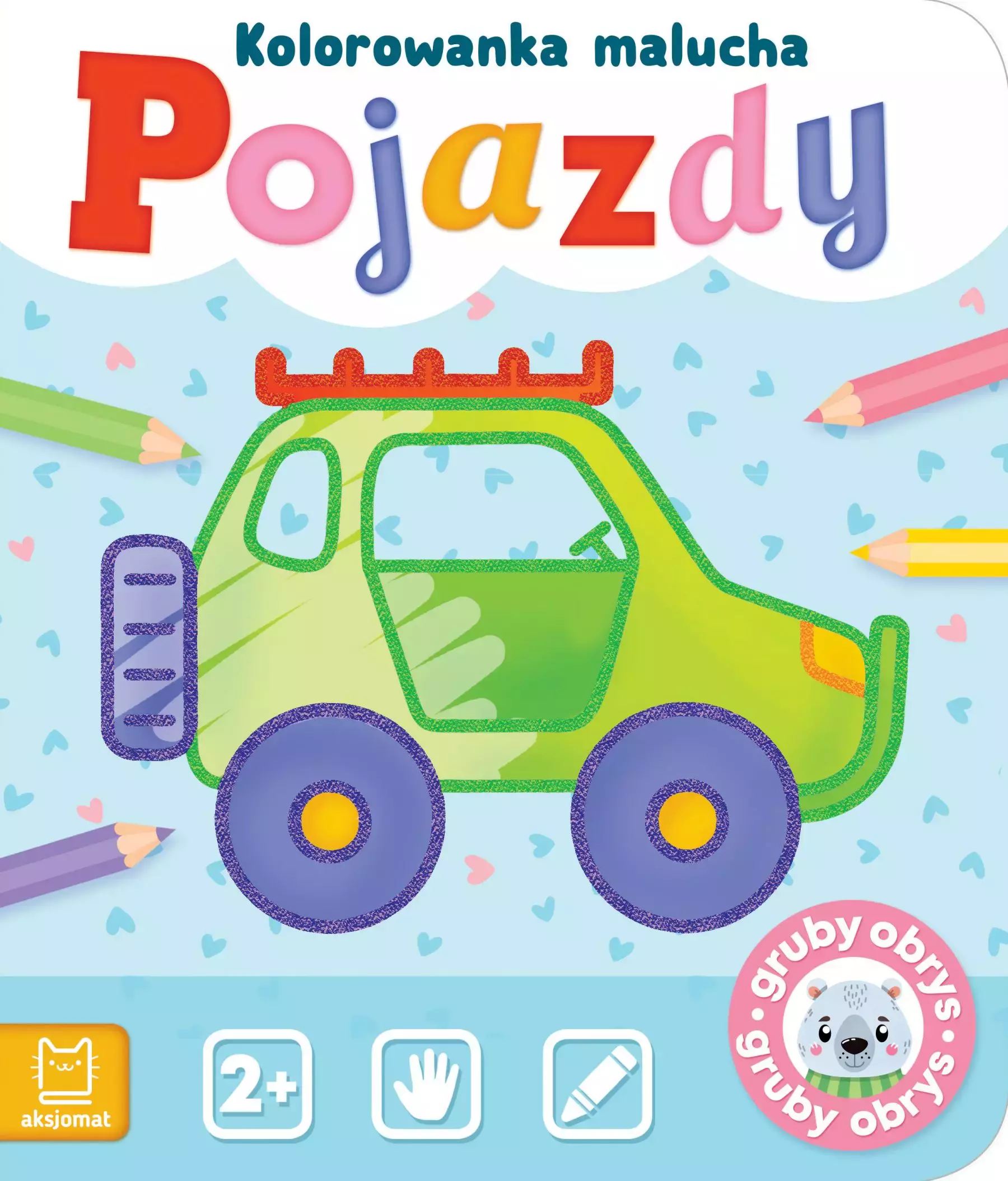 Pojazdy. Kolorowanka malucha - Książki