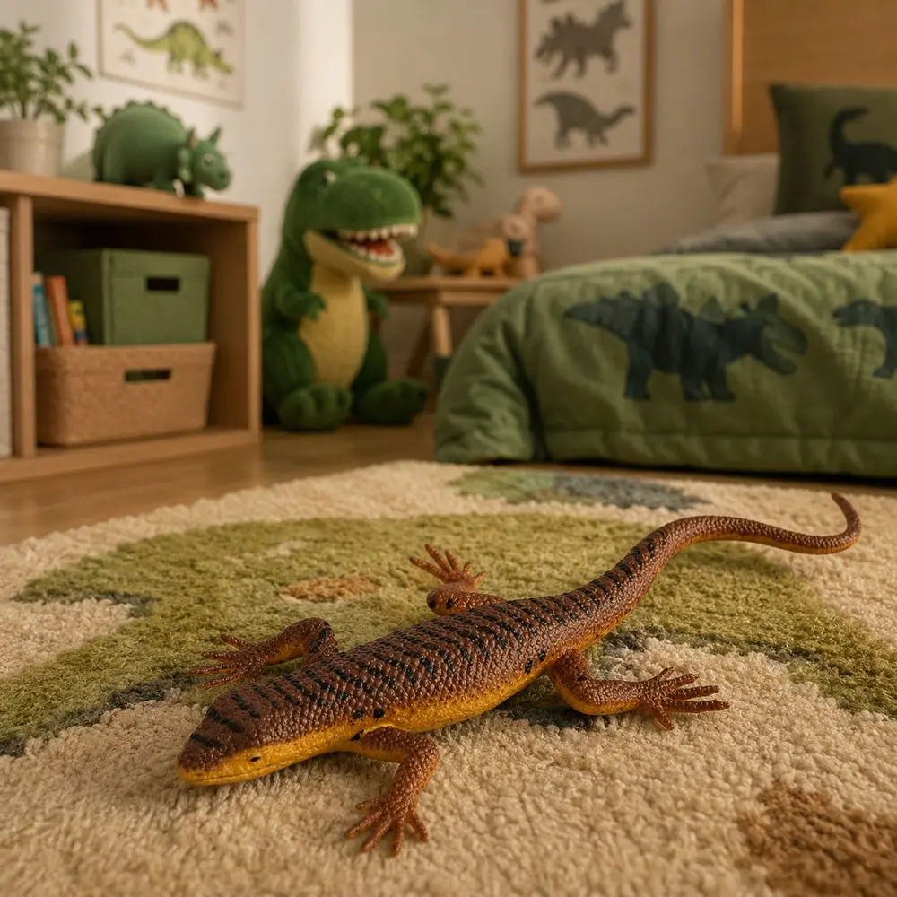 Jaszczurka Żyworodna Gumowa Figurka Rozciągliwa Realistyczna 12,5 cm - Zabawki