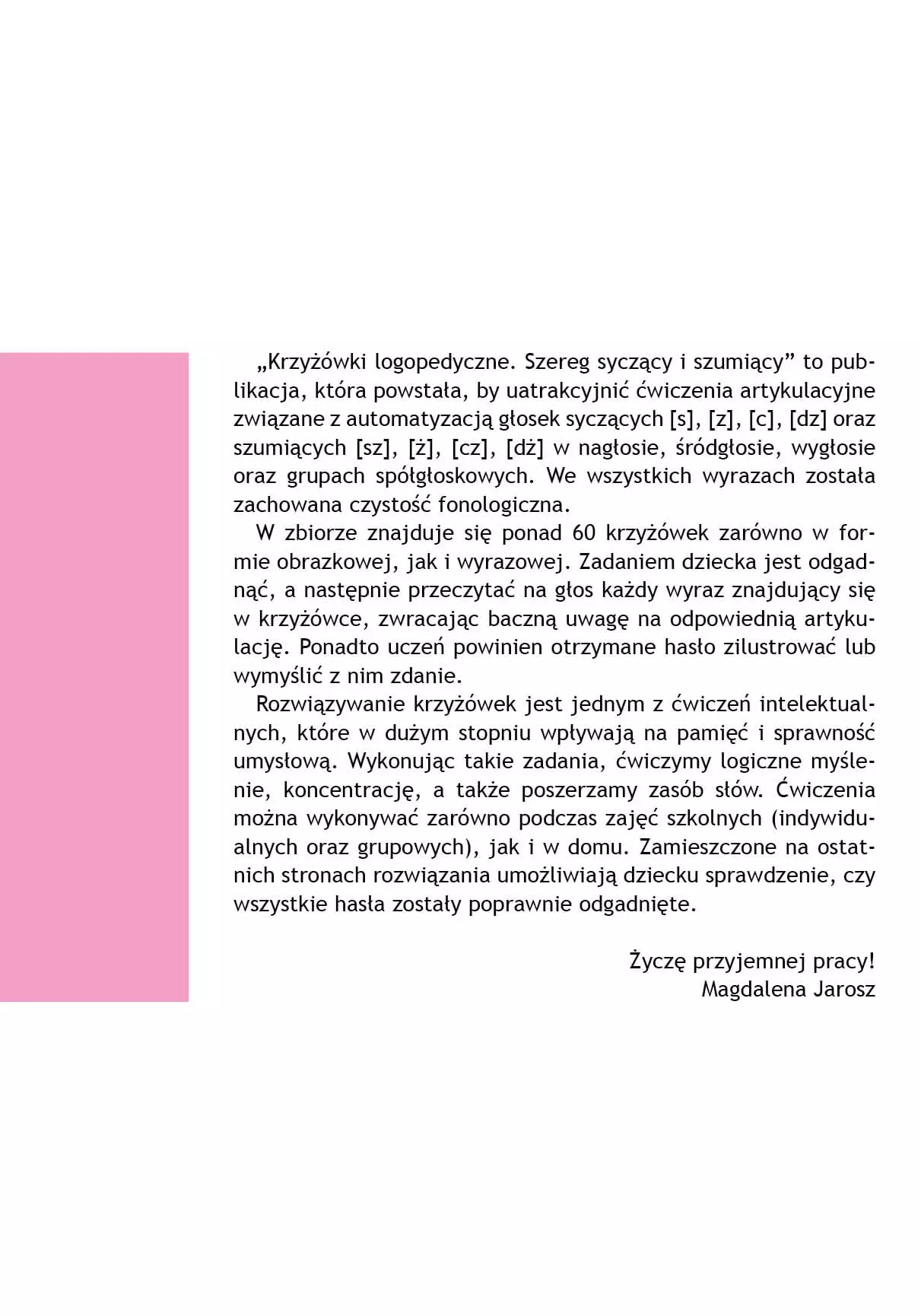 Krzyżówki logopedyczne - Książki