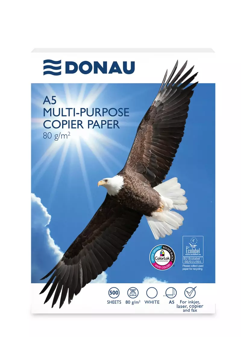 Papier ksero DONAU A5 klasa C 80gsm 500ark. - Papiernicze i szkolne