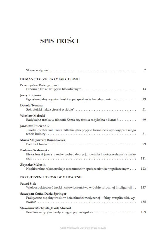 Fenomen troski - Książki