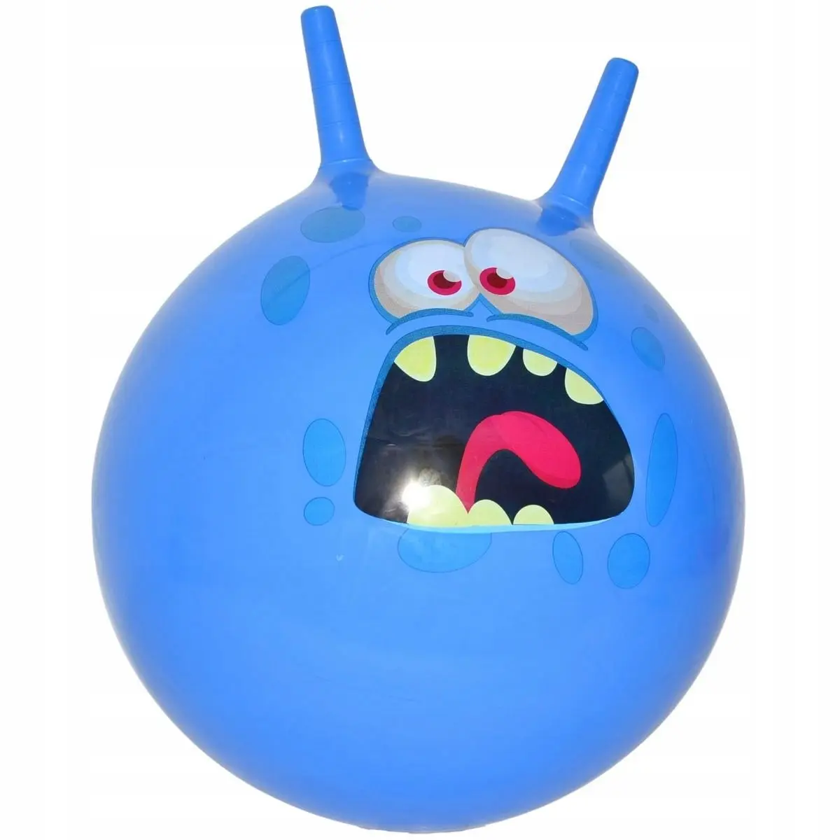 Piłka do Skakania z Rogami Skoczek 45CM Niebieska Enero Toys - Zabawki