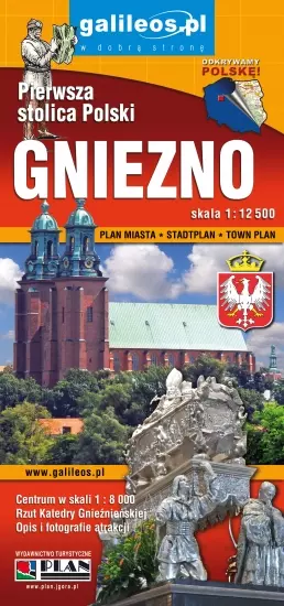 Gniezno. Plan miasta 1:12 500 - Książki