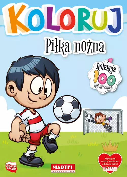 Piłka nożna. Koloruj - Książki