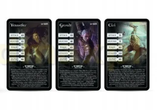Gra planszowa WINNING MOVES Top Trumps The Witcher Winning Moves - Gry