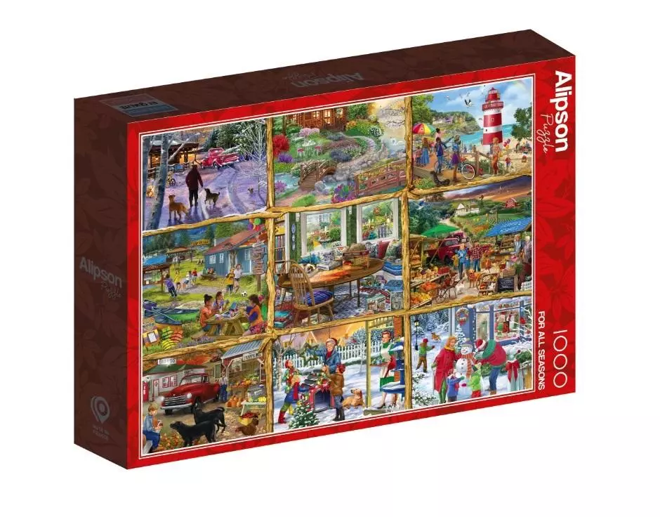 Puzzle 1000 elementów. Wszystkie pory roku - Puzzle