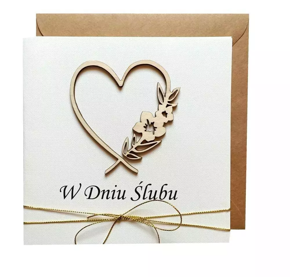 Kartka ślubna - Papiernicze i szkolne