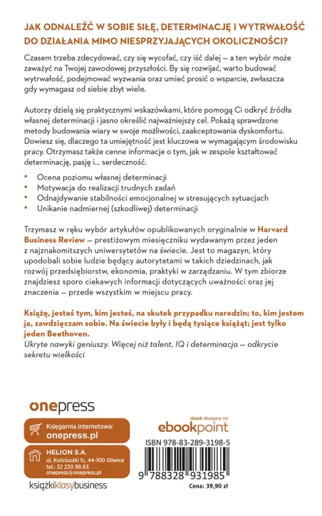Determinacja. Inteligencja emocjonalna - Książki