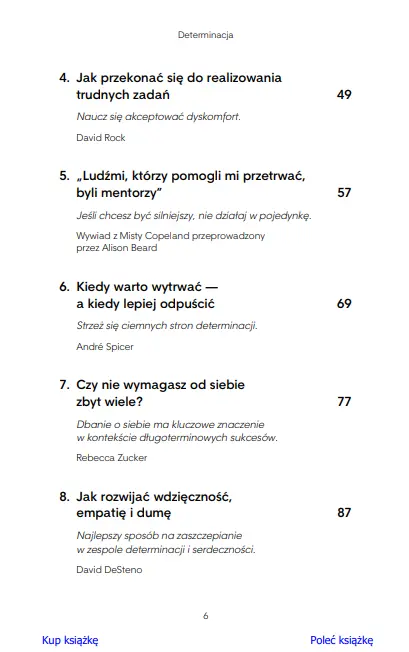 Determinacja. Inteligencja emocjonalna - Książki