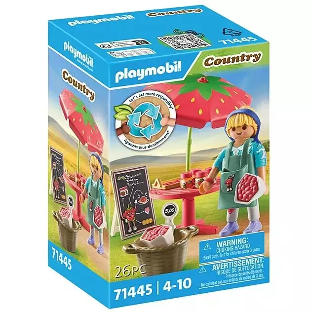 Zestaw z figurkami Country 71445 Stragan z domowym dżemem - Zabawki