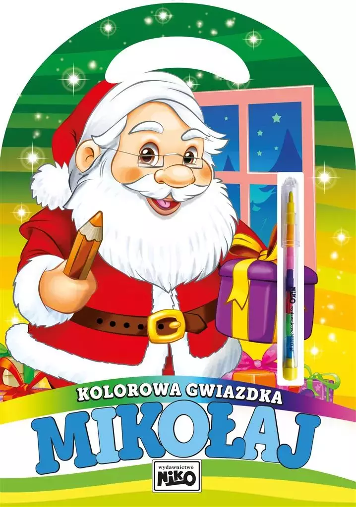 Kolorowa gwiazdka. Mikołaj - Książki