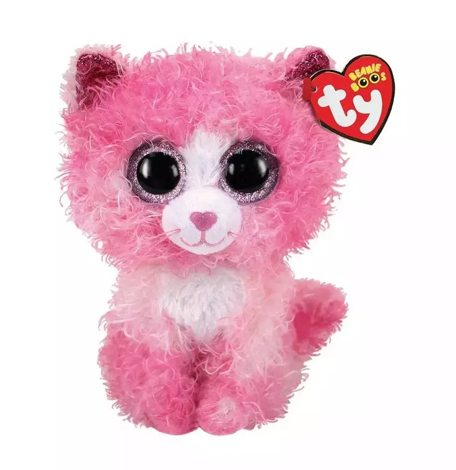 Beanie Boos Reagan - Różowy Kot 15cm - Zabawki