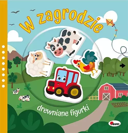 Drewniane figurki W zagrodzie - Książki