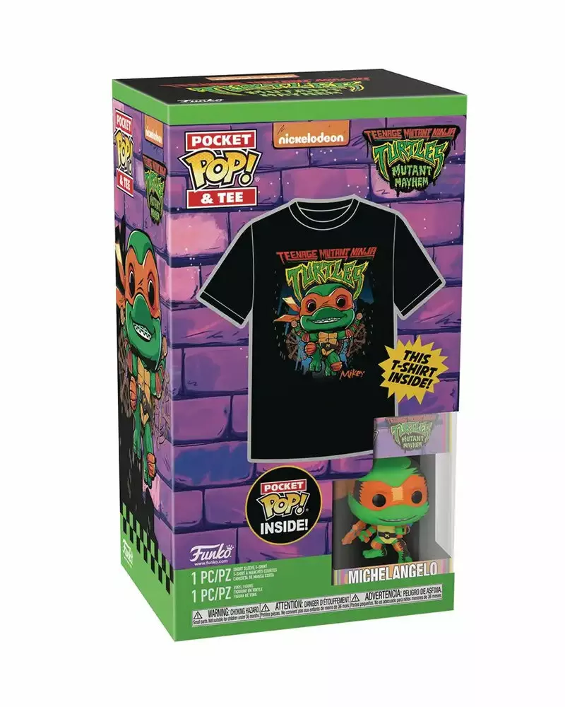 T-SHIRT TMNT + figurka 76208 L - Zabawki