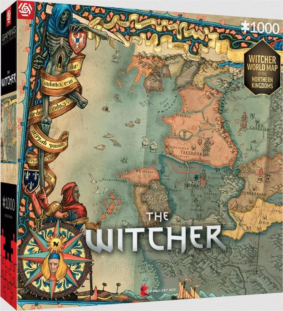 Puzzle 1000 Wiedźmin: The Nothern Kingdoms - Puzzle