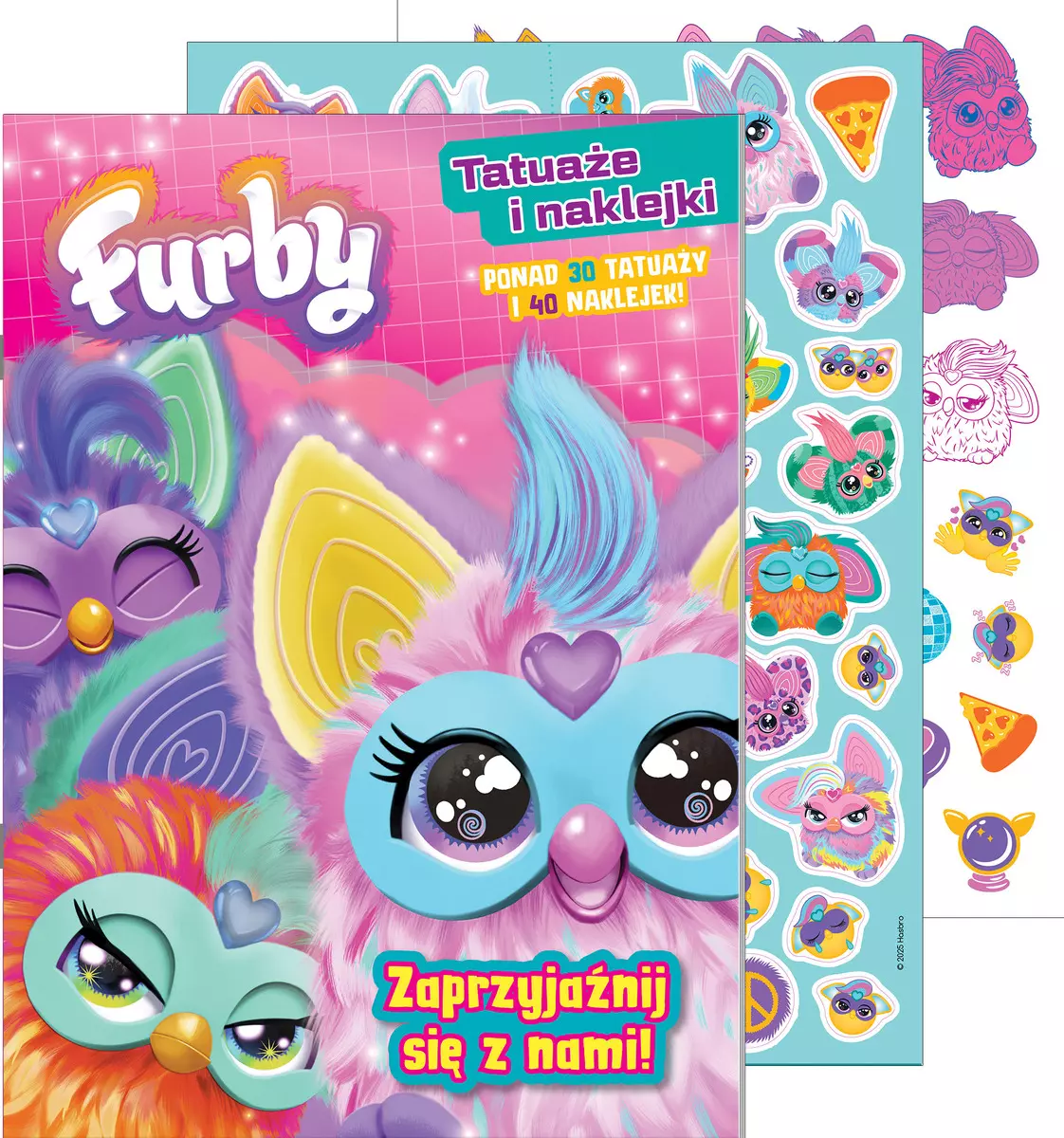 Furby. Furby. Tatuaże i naklejki. Zaprzyjaźnij się z nami! - Książki