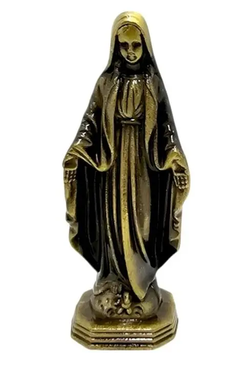 Figurka metalowa Matka Boża 6cm - Papiernicze i szkolne
