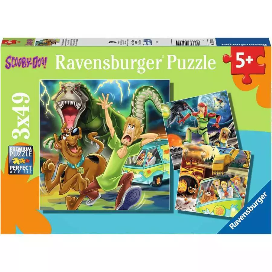 Puzzle 3x49 elementów. Scooby-Doo - Puzzle