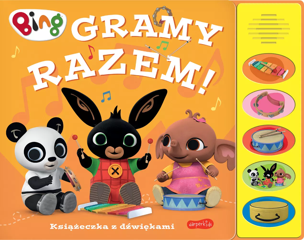 Gramy razem! Bing. Książeczka z dźwiękami - Książki