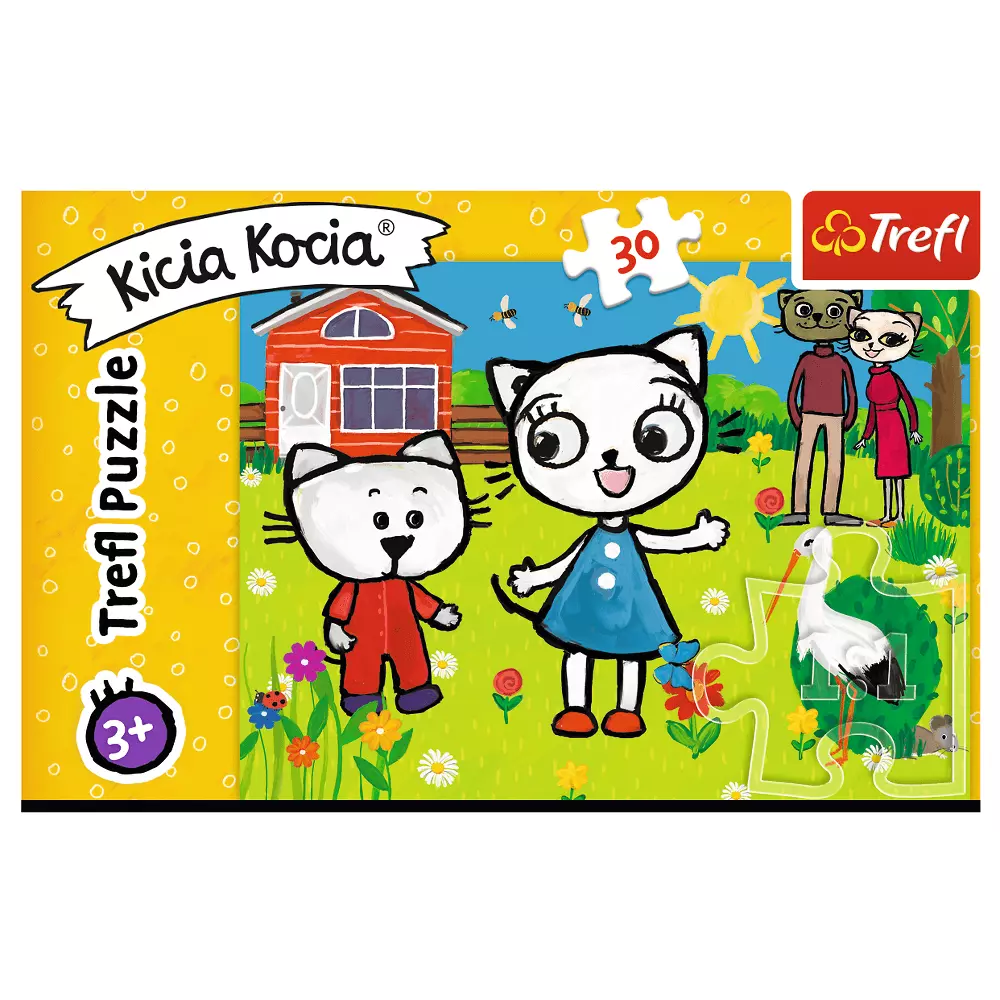Puzzle 30 elementów. Kicia Kocia - Puzzle