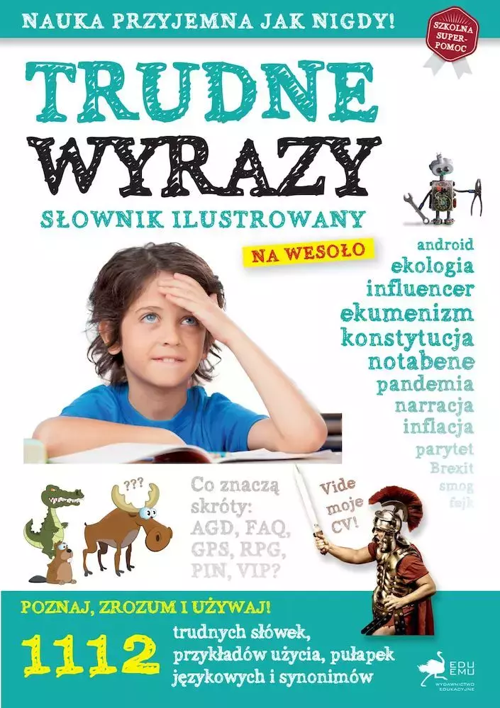 Trudne wyrazy. Słownik ilustrowany na wesoło - Książki