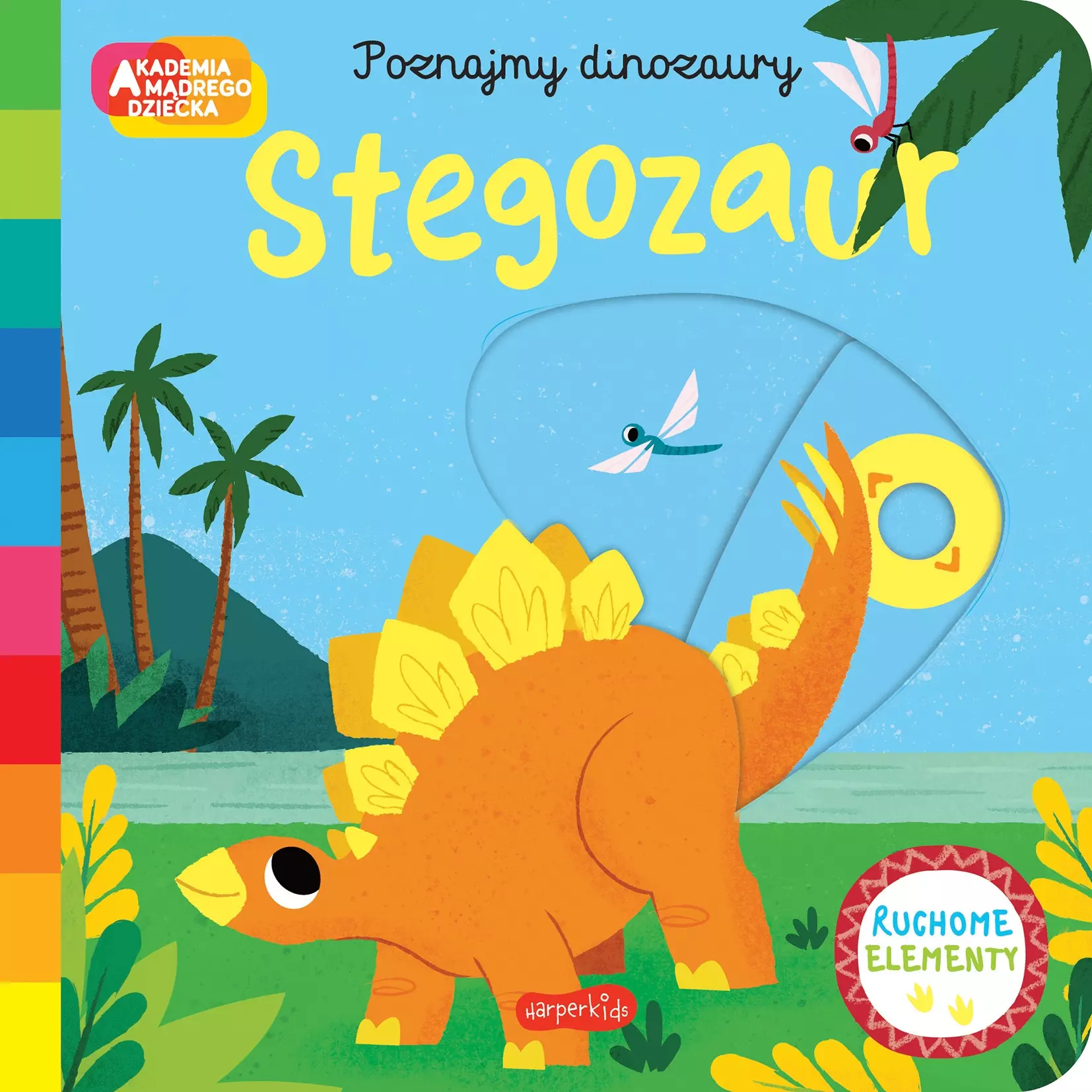 Stegozaur. Akademia Mądrego Dziecka. Poznajmy dinozaury - Książki